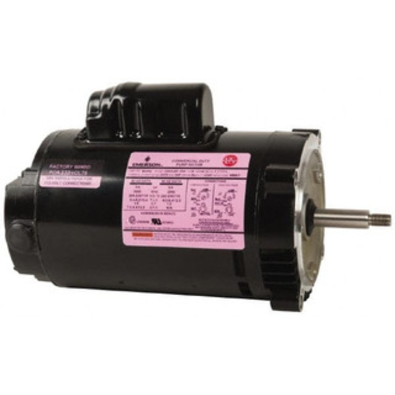 U.S. Motors 3/4 hp, ODP Enclosure, Auto Thermal Protection, 3,450 RPM, 115/208-230 Volt, 60 Hz, Industrial Electric AC/DC Motor Size 56J Frame, J-Face Mount, 1 Speed, Ball Bearings, 10.4/5.4-5.2 Full Load Amps, CCW Drive End EU0752 - 87959029