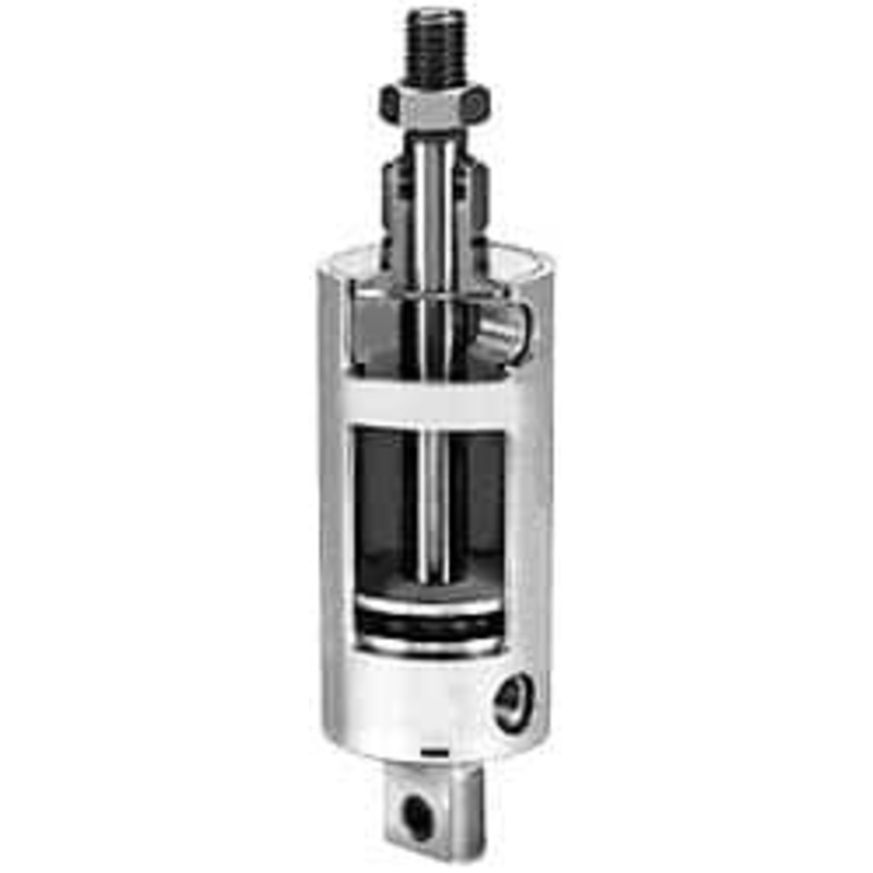 ARO Fluid Management 1 Stroke x 1-1/2 Bore Double Acting Air Cylinder 1/4 Port, 1/2-13 Rod Thread 2315-1009-010-M - 35447101