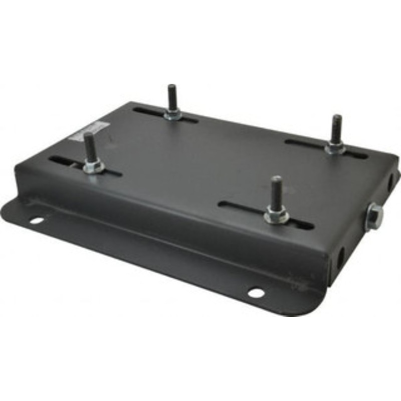 Made in USA 3/8 Bolt Steel Rigid Fixed Base Motor Base Adjusting Single Screw, 184T NEMA Frame 184 - 35438993