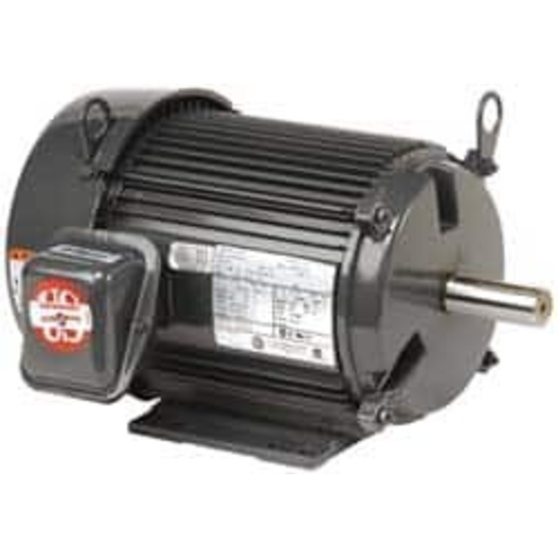 U.S. Motors 3/4 hp, TEFC Enclosure, No Thermal Protection, 1,140 RPM, 208-230/460 Volt, 60 Hz, Three Phase Energy Efficient Motor Size 143T Frame, Rigid Mount, 1 Speed, Ball Bearings, 3.4-3.5/1.7 Full Load Amps, Reversible T34S3B14 - 04089470