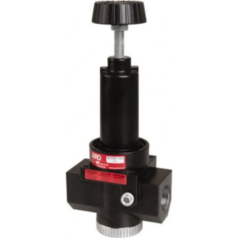 ARO Fluid Management 1 NPT 0 - 180 psi Super-Duty Zinc Body Regulator 300 Max Supply psi, 500 CFM, 32 to 150F, 2.62 Wide x 10.31 High R37561-300 - 70445531