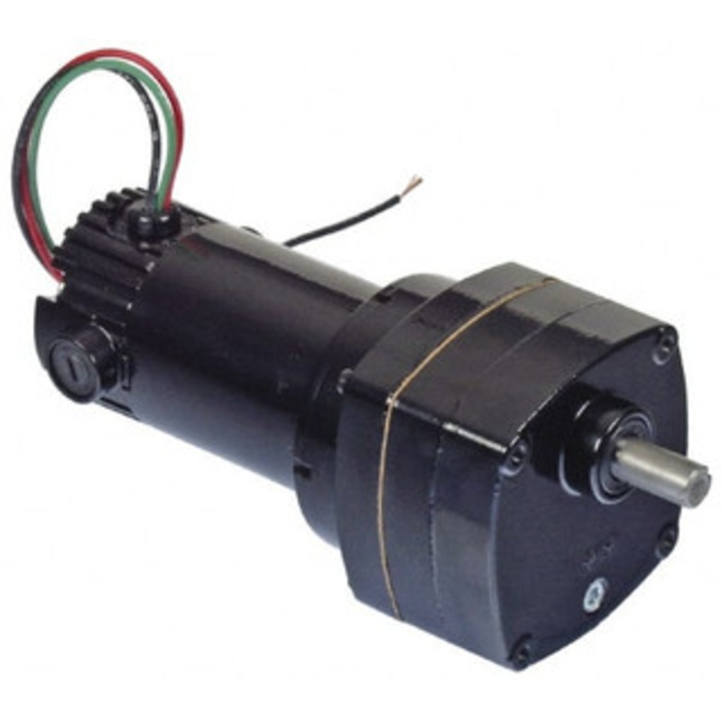 Bison Gear 90 VDC, 2.6 RPM, 702.1:1 Gear Ratio, Parallel Gearmotor 100 Torque, 1/40 hp, TENV Enclosure 011-190-0702 - 93804532