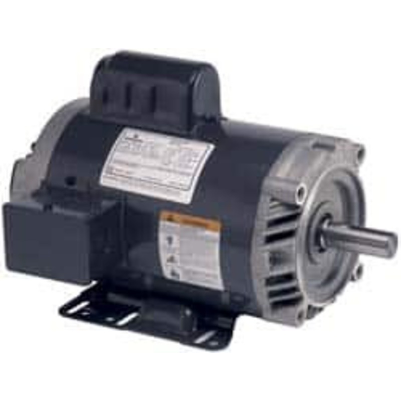 U.S. Motors 3/4 hp, ODP Enclosure, No Thermal Protection, 1,725 RPM, 115/230 Volt, 60 Hz, Single Phase Permanent Split Capacitor (PSC) Motor Size 56C Frame, C-Face/Base Mount, 1 Speed, Ball Bearings, Reversible D34C2JC - 76506724