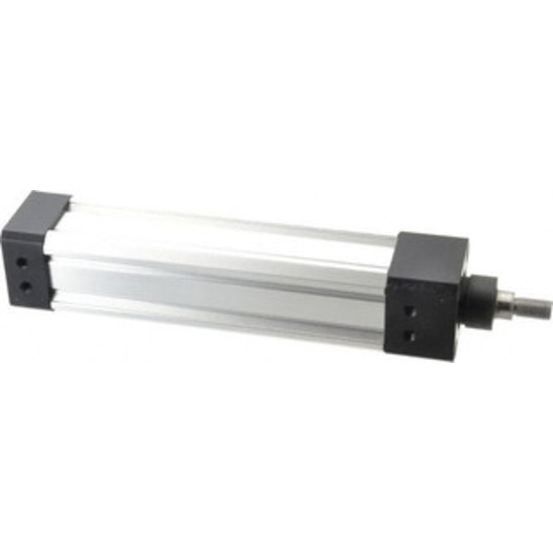 ARO Fluid Management 6 Stroke x 1-1/2 Bore Double Acting Air Cylinder 7/16-20 Rod Thread, 250 Max psi, 185F ANAQKABBAB060-M - 35448299