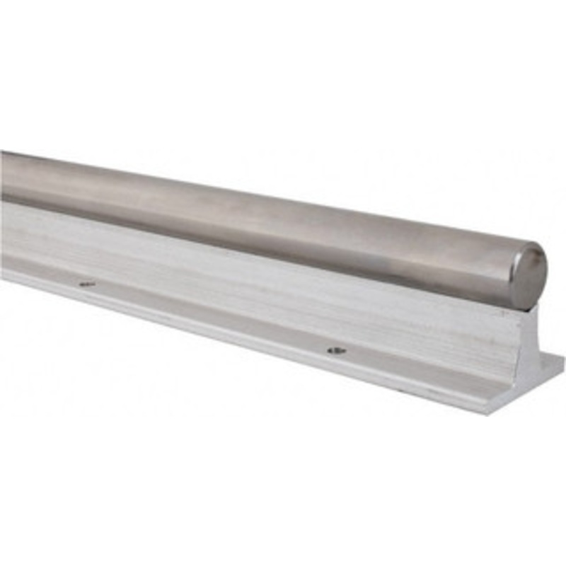 Thomson Industries 1 Shaft Diam, 2.13 Base Width, Steel Shaft, Aluminum Rail, Round Shaft Assemblies 48 Long, 1/2 Neck Width SRA16L48 - 35523273