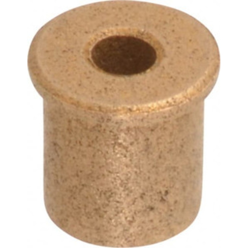 Boston Gear 1/8 Inside x 5/16 Outside Diam, Oil Impregnated Bronze Sleeve Bearing 3/8 Flange Outside Diam, 3/64 Flange Thickness, 3/8 OAL 35518 - 06454326