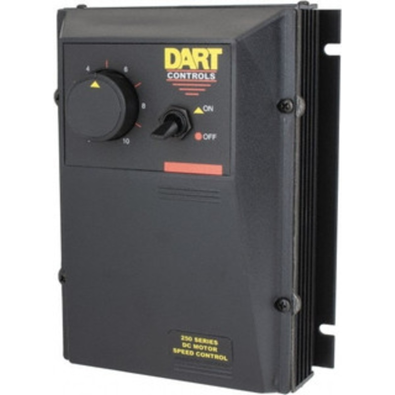Dart Controls 2 Max hp, 30 Max RPM, Electric AC DC Motor 120, 240 V Input 253G-200E - 35367572