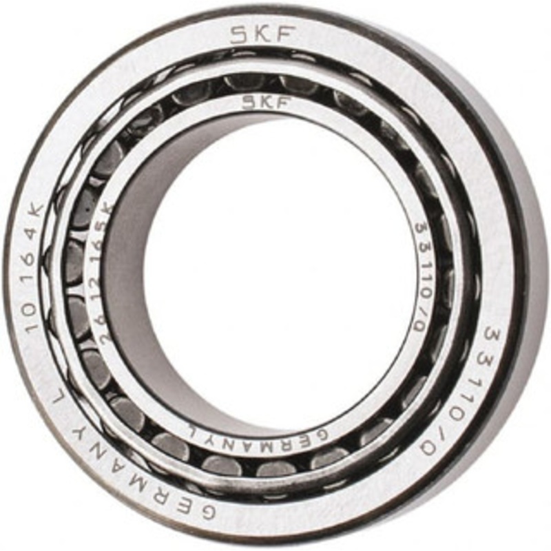 SKF 50mm Bore Diam, 85mm OD, 26mm Wide, Tapered Roller Bearing 85,800 N Dynamic Load Capacity, 122,000 N Static Load Capacity 33110 - 43337427