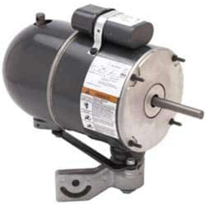 U.S. Motors 1/4 hp, TEAO Enclosure, Auto Thermal Protection, 1,075 RPM, 115 Volt, 60 Hz, Single Phase Permanent Split Capacitor (PSC) Motor Size 48YZ Frame, Yoke Mount, 2 Speed, Ball Bearings, 4.40 Full Load Amps, CCW Lead End 1849 - 04176798