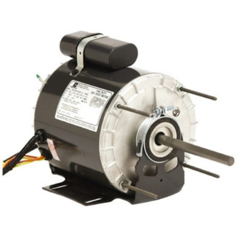 U.S. Motors 1/6 hp, TEAO Enclosure, Auto Thermal Protection, 1,075 RPM, 115 Volt, 60 Hz, Single Phase Permanent Split Capacitor (PSC) Motor Size 48YZ Frame, Stud Mount, 1 Speed, Ball Bearings, 2.6 Full Load Amps, CCW Lead End 9034 - 74867318