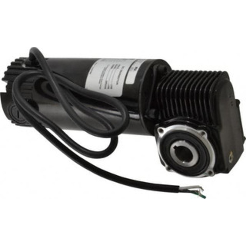 Bison Gear 90 VDC, 90 RPM, 20.5:1 Gear Ratio, Right Angle Gearmotor 32 Frame, 49 Torque, 1/8 hp, TENV Enclosure 021-756-8420 - 93805018
