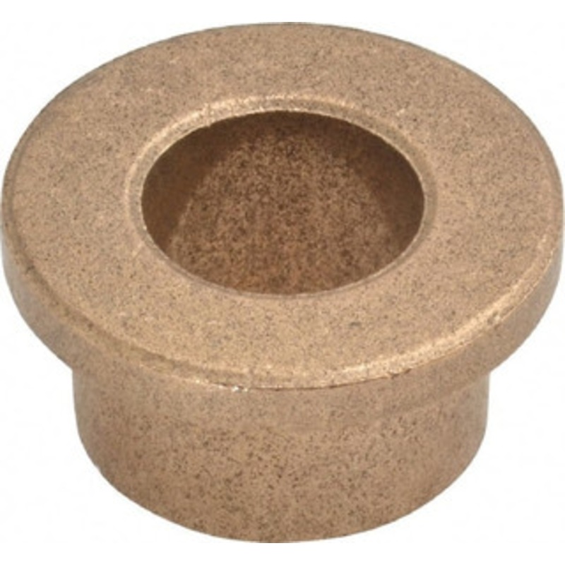 Boston Gear 1/2 Inside x 3/4 Outside Diam, Oil Impregnated Bronze Sleeve Bearing 1 Flange Outside Diam, 1/8 Flange Thickness, 1/2 OAL 35596 - 06454805