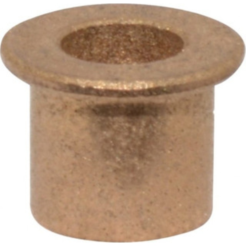 Boston Gear 1/4 Inside x 3/8 Outside Diam, Oil Impregnated Bronze Sleeve Bearing 1/2 Flange Outside Diam, 3/64 Flange Thickness, 3/8 OAL 35528 - 06454375