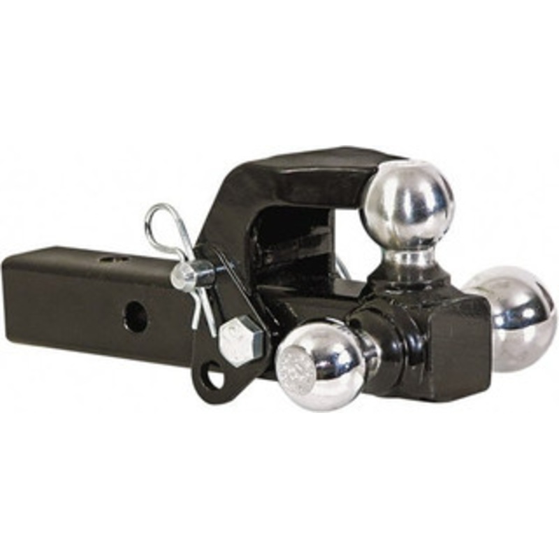 Buyers Products 6,000, 7,500 & 10,000 Lb Capacity, 7-1/2 Long, 2 Shank, Triball Hitch Drawbar with Pintle Hook Vehicle Class 3 & 4, 5/8 Ball Hole Diam, 1-7/8, 2 & 2-5/16 Ball Diam 1802279 - 39861026