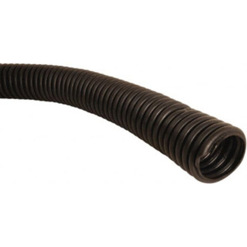 Hi-Tech Duravent 2-1/2 ID x 3-1/4 OD x 11 ft. Long Garage Exhaust Hose Custom EPDM, Black, -40 to 600F 065002500001 - 01578053