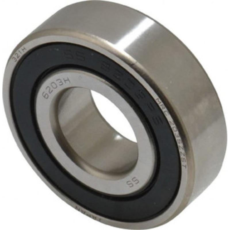 SKF 17mm Bore Diam, 40mm OD, Double Seal Deep Groove Radial Ball Bearing 12mm Wide, 1 Row, Round Bore, 4,750 Nm Static Capacity, 7,650 Nm Dynamic Capacity 203SZZST - 87515102