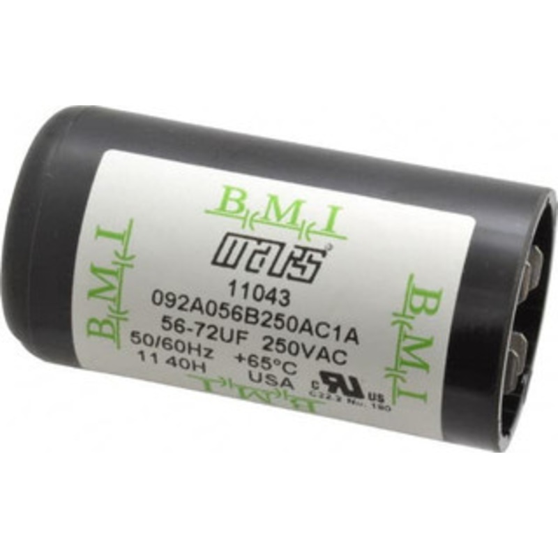 Value Collection 56-72 Microfarad Motor Capacitor 250 Volts 11943 - 08687683