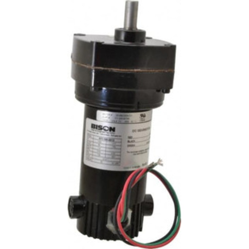 Bison Gear 90 VDC, 139 RPM, 12.9:1 Gear Ratio, Parallel Gearmotor 20 Torque, 1/20 hp, TENV Enclosure 011-190-0013 - 93804425