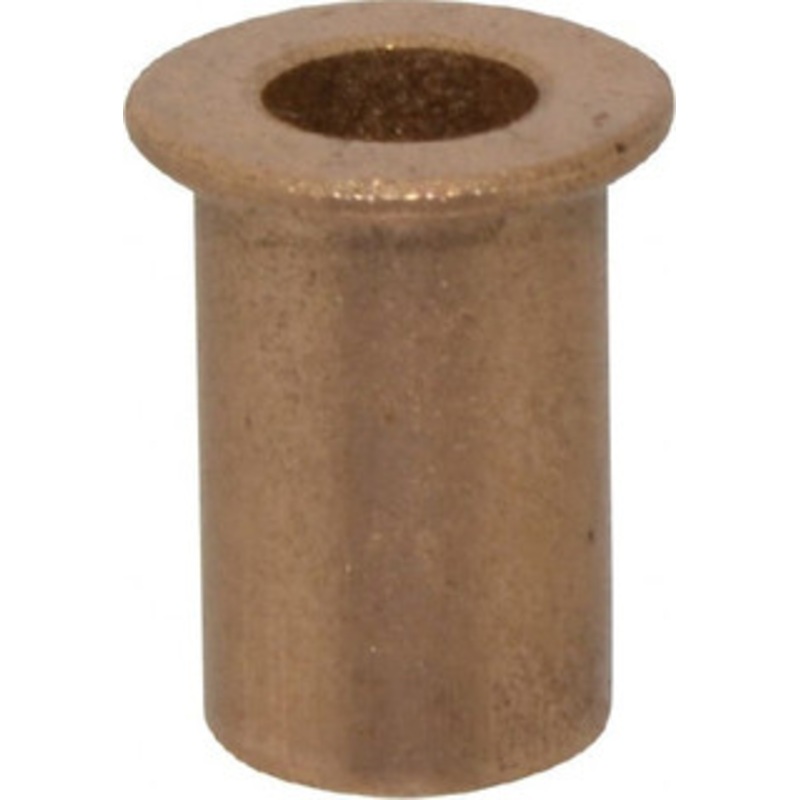 Boston Gear 1/4 Inside x 3/8 Outside Diam, Oil Impregnated Bronze Sleeve Bearing 1/2 Flange Outside Diam, 3/64 Flange Thickness, 5/8 OAL 35532 - 90845918