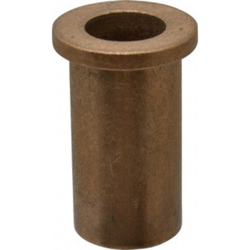 Boston Gear 5/8 Inside x 7/8 Outside Diam, Oil Impregnated Bronze Sleeve Bearing 1-1/8 Flange Outside Diam, 5/32 Flange Thickness, 1-3/4 OAL 35636 - 06455034