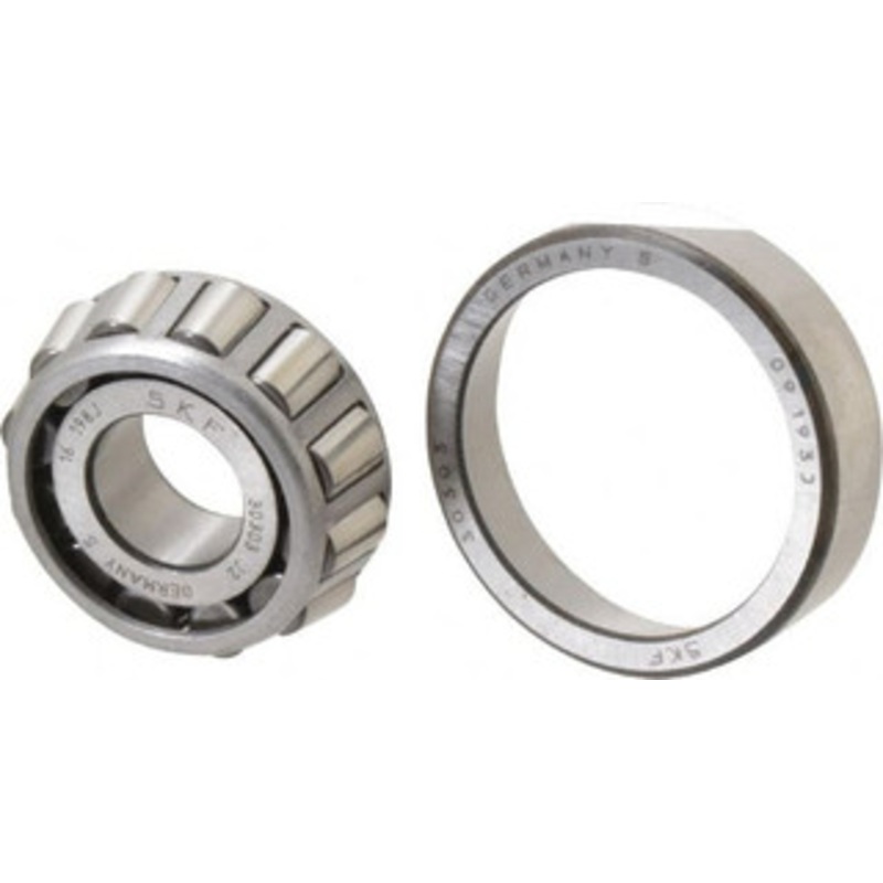 SKF 17mm Bore Diam, 47mm OD, 15.25mm Wide, Tapered Roller Bearing 28,100 N Dynamic Load Capacity, 25,000 N Static Load Capacity 30303 - 43336825