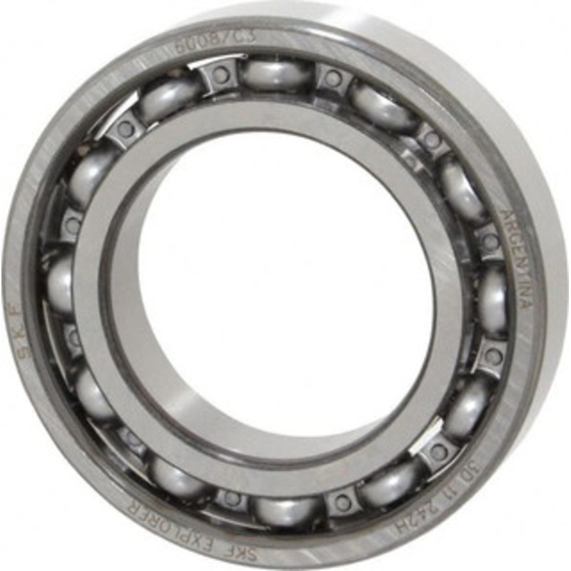 SKF 40mm Bore Diam, 68mm OD, Open Deep Groove Radial Ball Bearing 15mm Wide, 1 Row, Round Bore, 11,600 Nm Static Capacity, 17,800 Nm Dynamic Capacity 6008 JEM - 45666930