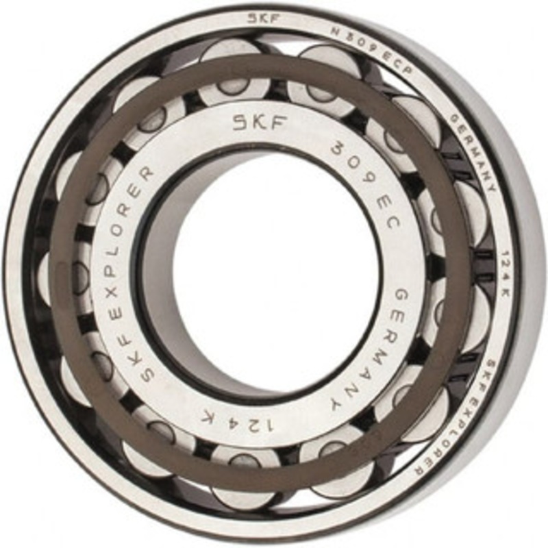 SKF 45mm Bore Diam, 100mm Outside Diam, 25mm Wide Cylindrical Roller Bearing 99,000 N Dynamic Capacity, 100,000 Lbs. Static Capacity N 309 ECP - 43341478