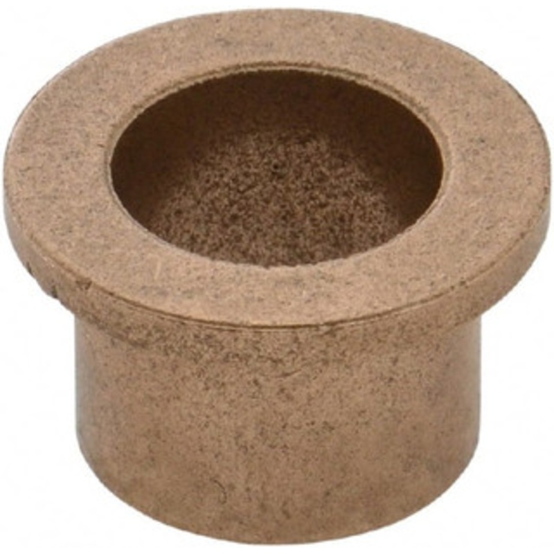 Boston Gear 3/4 Inside x 15/16 Outside Diam, Oil Impregnated Bronze SAE-841 Flanged Sleeve Bearing 1-1/4 Flange Outside Diam, 1/8 Flange Thickness, 3/4 OAL G00320 - 35402114