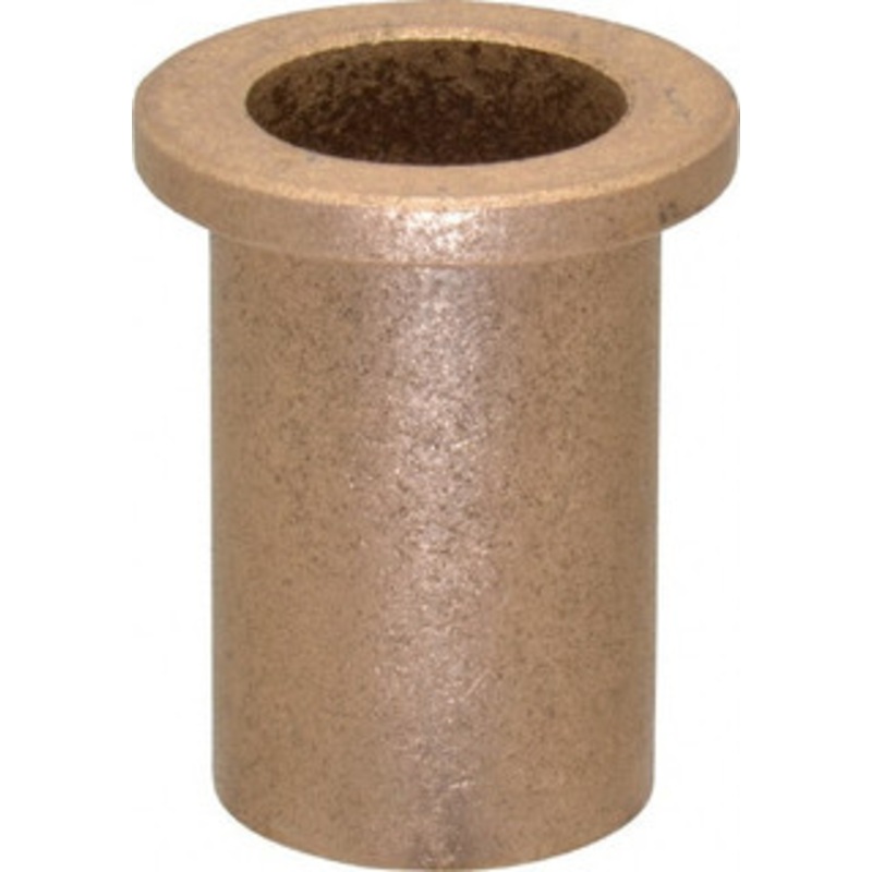 Boston Gear 5/8 Inside x 3/4 Outside Diam, Oil Impregnated Bronze Sleeve Bearing 1 Flange Outside Diam, 1/8 Flange Thickness, 1-1/4 OAL 35618 - 06454946