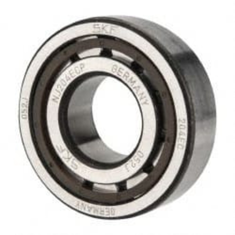 SKF 20mm Bore Diam, 47mm Outside Diam, 14mm Wide Cylindrical Roller Bearing 25,100 N Dynamic Capacity, 25,200 Lbs. Static Capacity NJ 204 ECP - 43340777