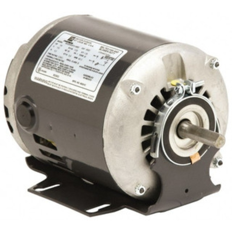 U.S. Motors 1/3 hp, ODP Enclosure, Auto Thermal Protection, 1,425 RPM, 230 Volt, 60 Hz, Industrial Electric AC/DC Motor Size 48 Frame, Resilient Mount, 2 Speed, Sleeve Bearings, 2.7 Full Load Amps, A Class Insulation, Reversible 1789 - 86355211