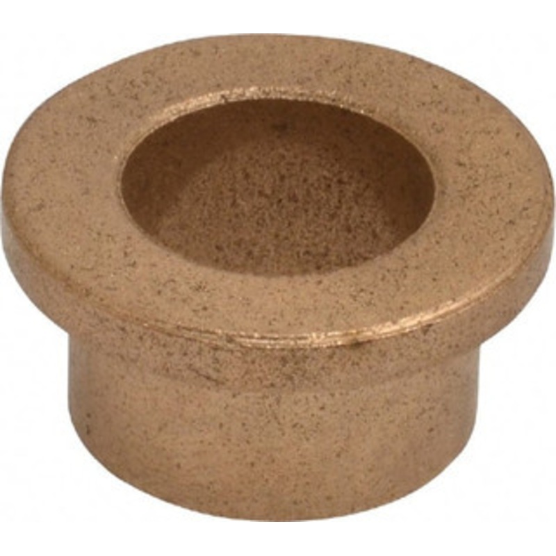 Boston Gear 9/16 Inside x 3/4 Outside Diam, Oil Impregnated Bronze Sleeve Bearing 1 Flange Outside Diam, 1/8 Flange Thickness, 1/2 OAL 69204 - 06454870