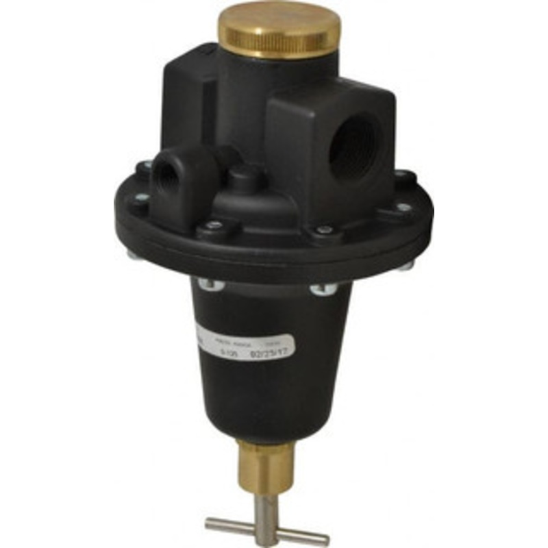 Coilhose Pneumatics 3/4 NPT 0 - 125 psi Tamper Proof Heavy-Duty T-Handle Cast Aluminum Regulator 250 Max Supply psi, 160 CFM, 250F Max, 5 Wide x 8-1/2 High 8806K - 79842308