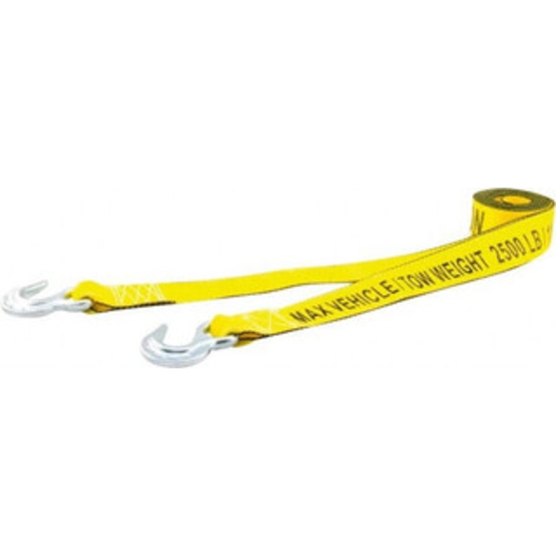 Erickson Manufacturing S Hook Polyester Tow Strap 15 ft. Long, 5,000 Lb Capacity 51002 - 01104744