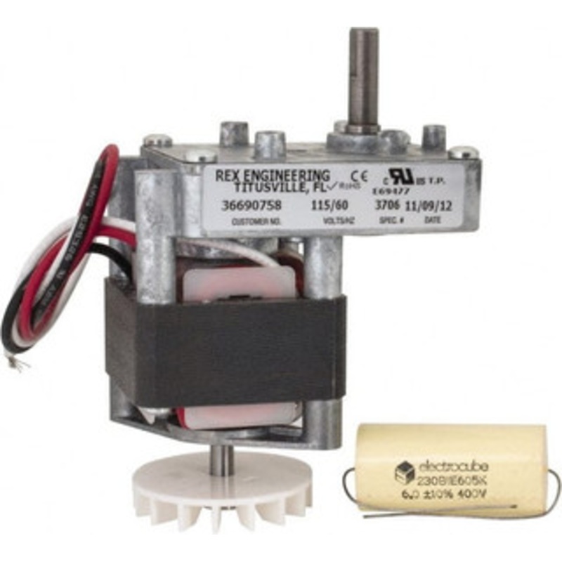 Made in USA 115 Volt, 10 RPM, 340:1 Gear Ratio, CM Reversible Gearmotor 50 Torque 3706 - 36690758
