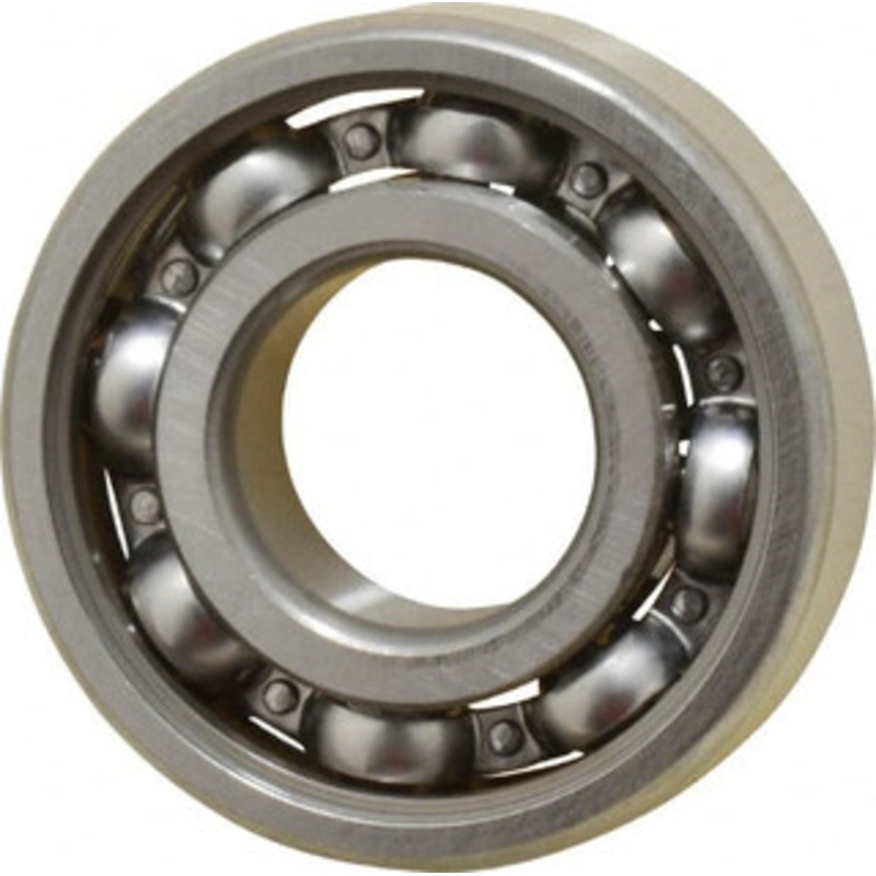 SKF 20mm Bore Diam, 47mm OD, Open Deep Groove Radial Ball Bearing 14mm Wide, 1 Row, Round Bore, 6,550 Nm Static Capacity, 13,500 Nm Dynamic Capacity 6204 JEM - 45667409