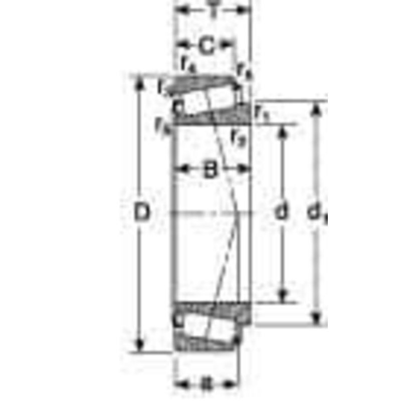 SKF 80mm Bore Diam, 170mm OD, 42.5mm Wide, Tapered Roller Bearing 224,000 N Dynamic Load Capacity, 265,000 N Static Load Capacity 31316 J1/QCL7A - 43337955