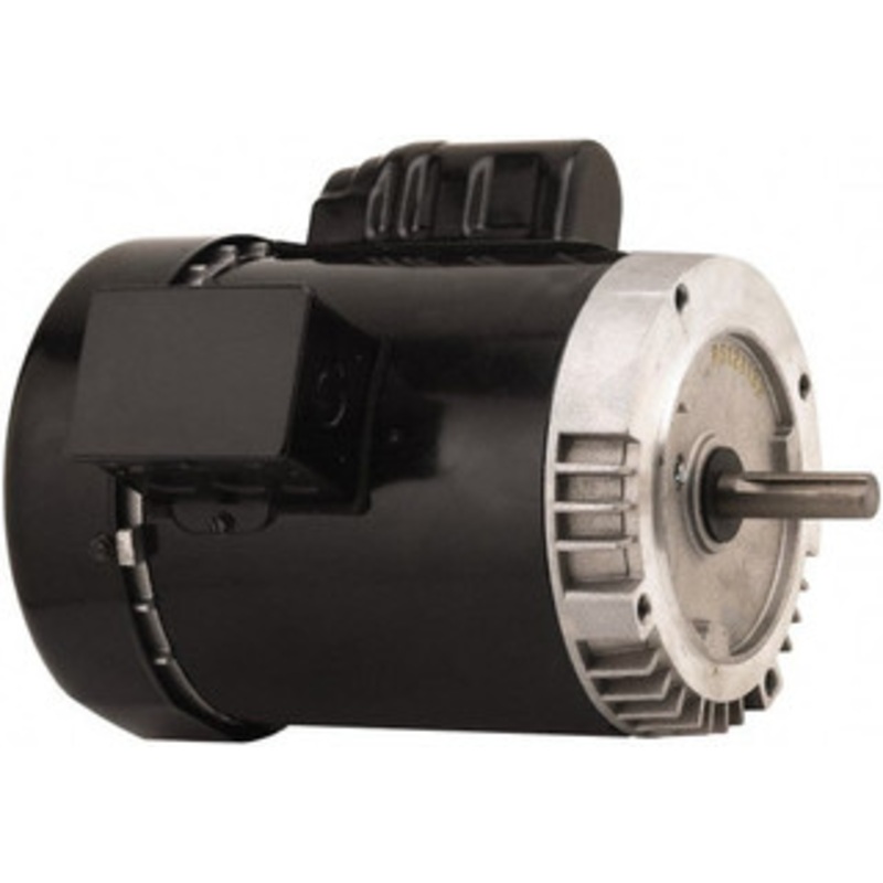 U.S. Motors 1-1/2 Max hp, 1,725 Max RPM, Single Cap Start-Cap Run Electric AC DC Motor 115/208-230 V Input, Single Phase, 145T Frame, 7/8 Shaft Diam, Rigid Base Mount, TEFC Enclosure T32CA2J14 - 40697823