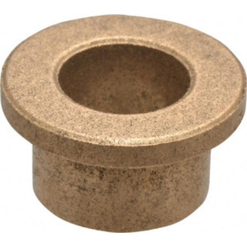 Boston Gear 1/2 Inside x 11/16 Outside Diam, Oil Impregnated Bronze Sleeve Bearing 15/16 Flange Outside Diam, 1/8 Flange Thickness, 1/2 OAL 35592 - 06454771