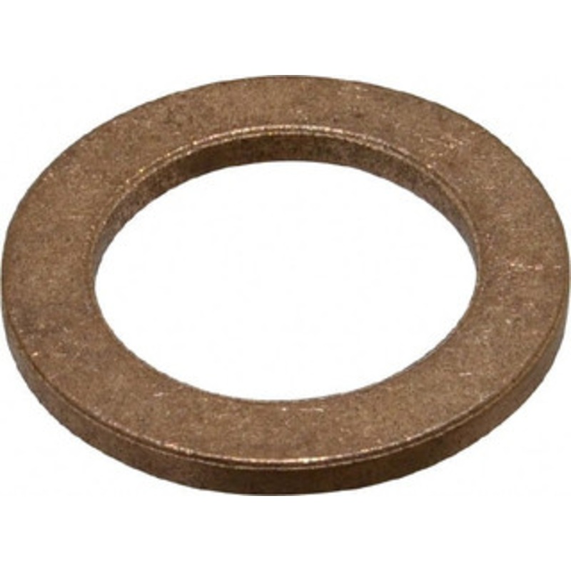 Boston Gear 1 ID x 1-1/2 OD x 1/8 Thick Bronze Thrust SAE-841 Bearing 10,000 Max Pressure x Velocity 35792 - 06455489