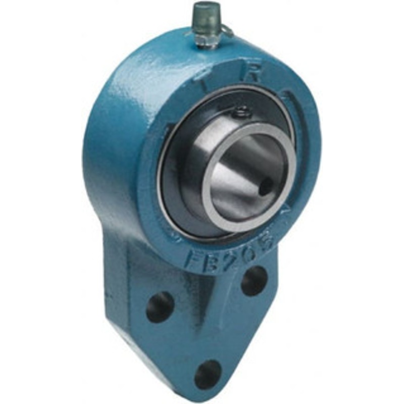 TRITAN 1 ID, 4-3/4 OAL x 1.43 OAH 3 Bolt Flange Mounted Bearing 1,765 Lb Static Cap, 3,147 Lb Dyn Cap, 1.62 Btw Mnt Hole Ctrs, Cast Iron/Steel UCFB205-16A - 92645415