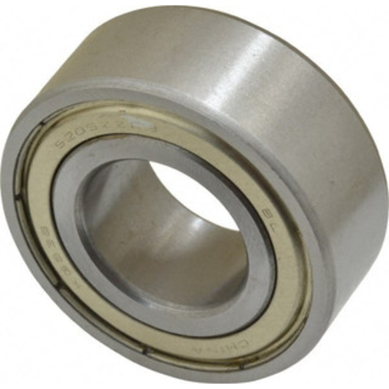 TRITAN 25mm Bore Diam, 52mm OD, Double Shield Angular Contact Radial Ball Bearing 20.6mm Wide, 2 Rows, Round Bore, 3,200 Lb Static Capacity, 4,700 Lb Dynamic Capacity 5205 ZZ - 35381748