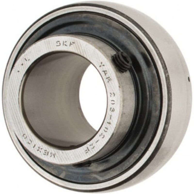SKF 1-1/8 ID x 2.4409 OD, 3,380 Lb Dynamic Capacity, Insert Bearing Insert Bearing 0.7087 Race Width, 2,520 Lb Static Capacity YAR 206-102-2F - 88001722