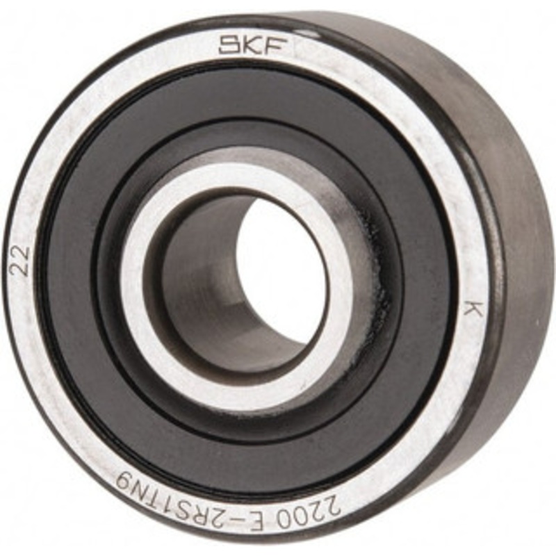 SKF 10mm Bore Diam, 30mm OD, Double Seal Self Aligning Radial Ball Bearing 14mm Wide, 2 Rows, Round Bore, 389 Lb Static Capacity, 1,810 Lb Dynamic Capacity 2200 E-2RS1TN9 - 07173412