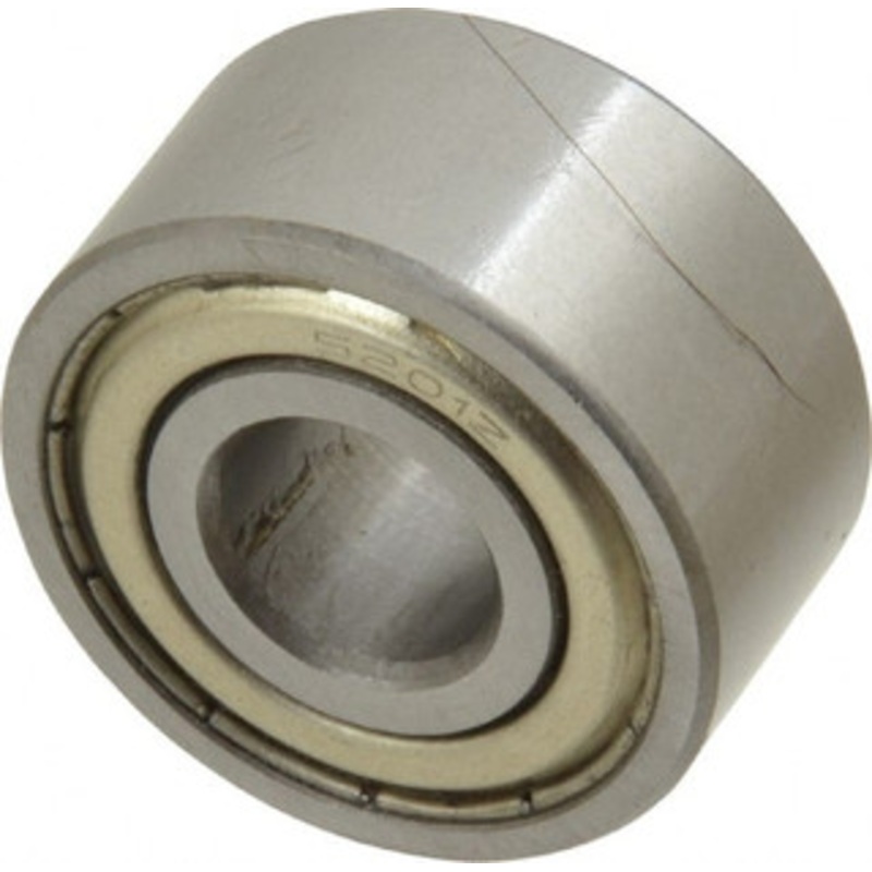 TRITAN 12mm Bore Diam, 32mm OD, Double Shield Angular Contact Radial Ball Bearing 15.9mm Wide, 2 Rows, Round Bore, 1,300 Lb Static Capacity, 2,300 Lb Dynamic Capacity 5201 ZZ - 35381706