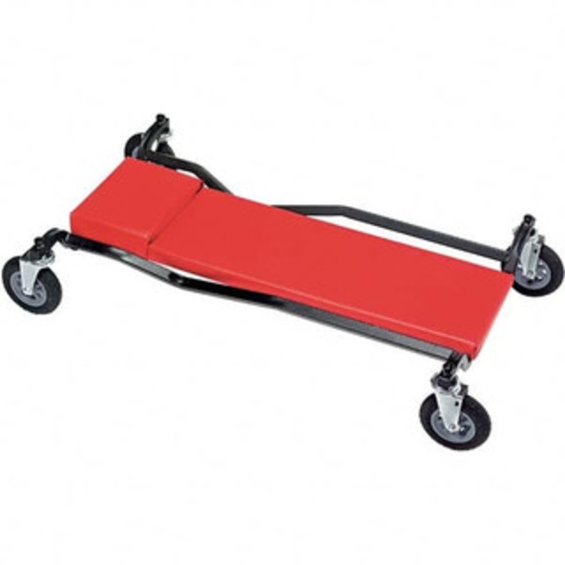 Whiteside Manufacturing 360 Lb Capacity, 4 Wheel Heavy-Duty Creeper with Pneumatic Wheels Steel, 40 Long x 7-7/8 High x 24 Wide MTLPNEU - 87026399
