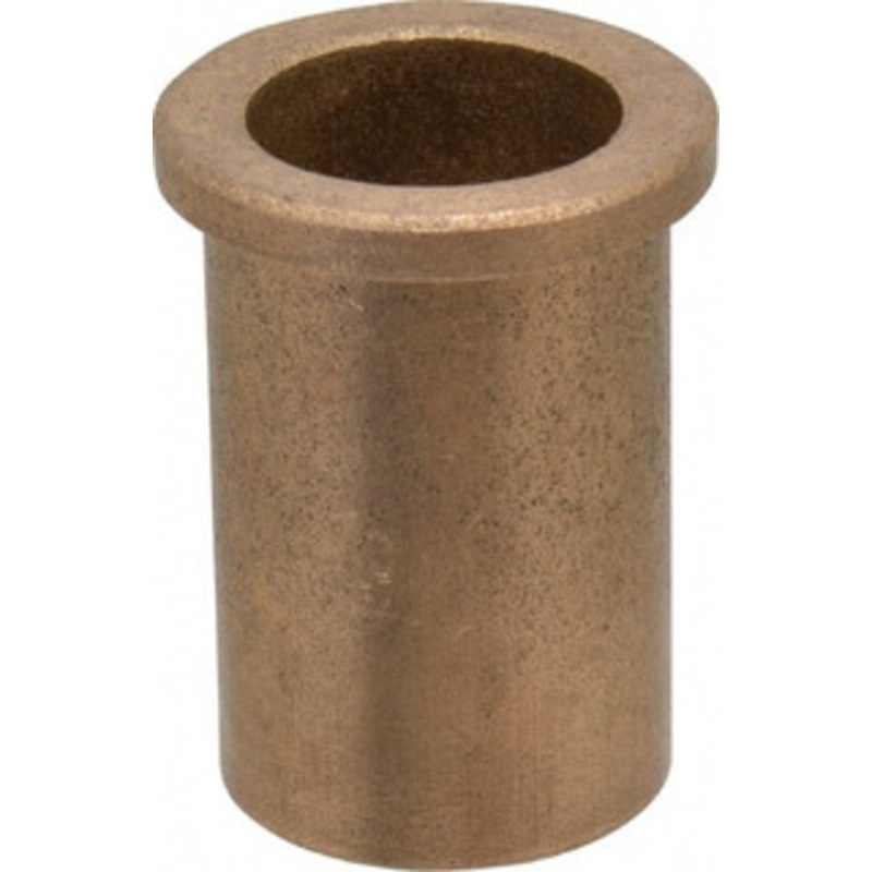 Boston Gear 1 Inside x 1-1/4 Outside Diam, Oil Impregnated Bronze Sleeve Bearing 1-1/2 Flange Outside Diam, 3/16 Flange Thickness, 2 OAL 35680 - 06455273