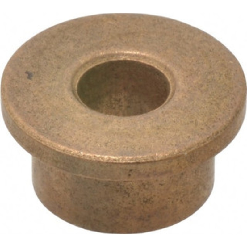 Boston Gear 3/8 Inside x 3/4 Outside Diam, Oil Impregnated Bronze Sleeve Bearing 1 Flange Outside Diam, 1/8 Flange Thickness, 1/2 OAL 35572 - 06454664