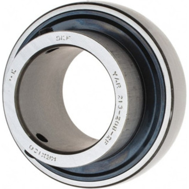 SKF 2-1/2 ID x 4.7244 OD, 9,900 Lb Dynamic Capacity, Insert Bearing Insert Bearing 1-1/16 Race Width, 8,990 Lb Static Capacity YAR 213-208-2F - 88001938