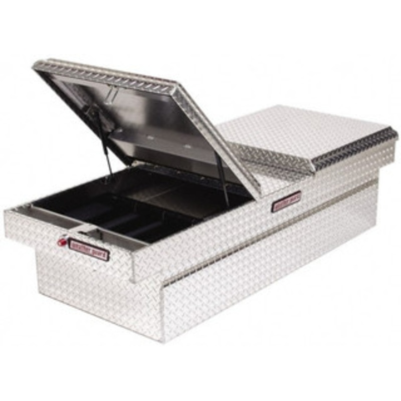 WEATHER GUARD 60-1/4 Wide x 11-1/8 High x 27-1/8 Deep Crossover Tool Box Clear 114-0-01 - 65365223